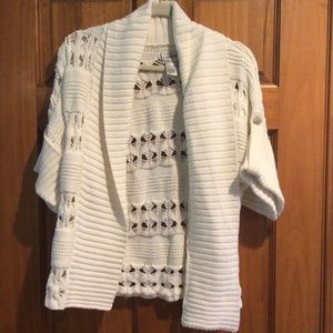 Chico’s cream sweater size 1